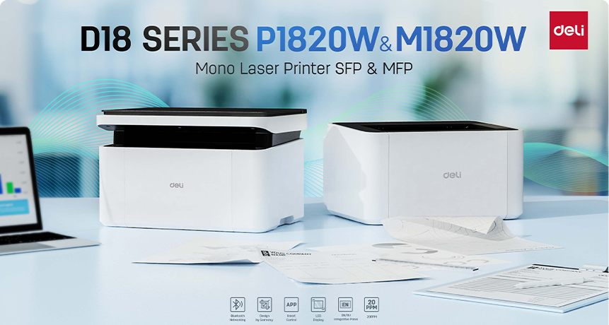 New D18 Series Monochrome Laser Printers Launch