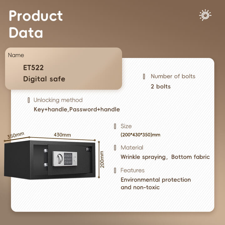 et522 commercial safe china
