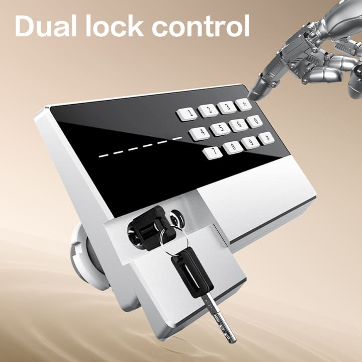 et623 dual locks digital safe china