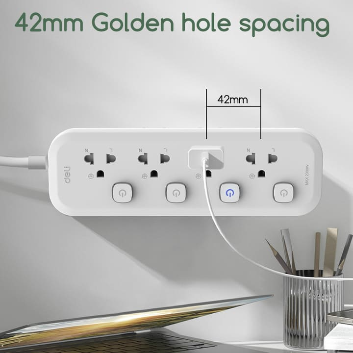 ct470 3 holes 5mthai conventional power strip china