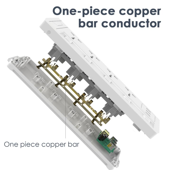et411 4 holes 2m universal conventional power strip supplier