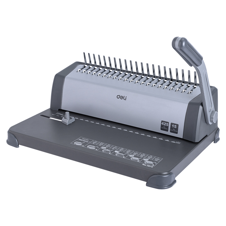 e3872 15 sheets a4 metal split comb binding machine