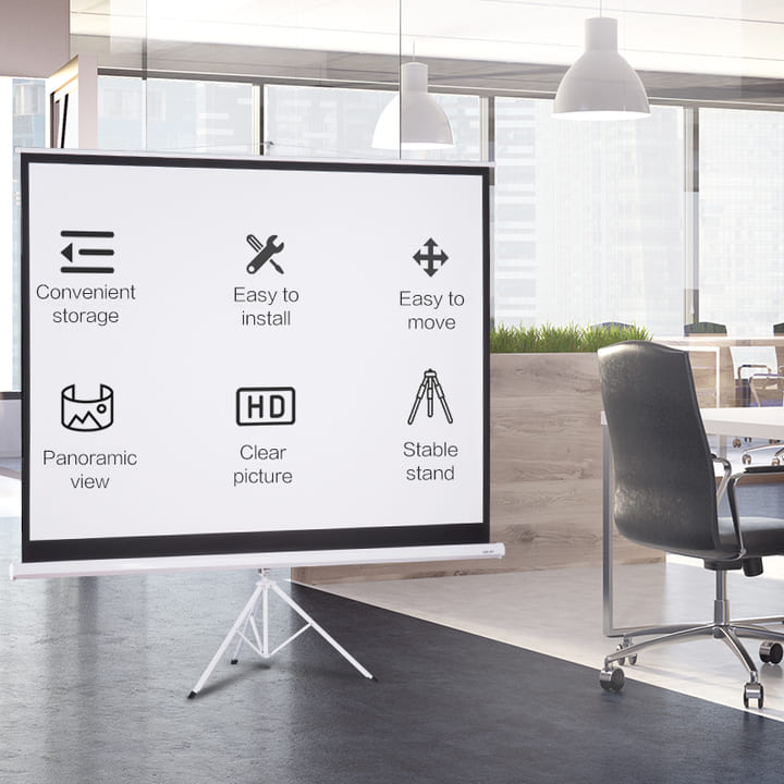 e50491 100 inch bracket projector screen company