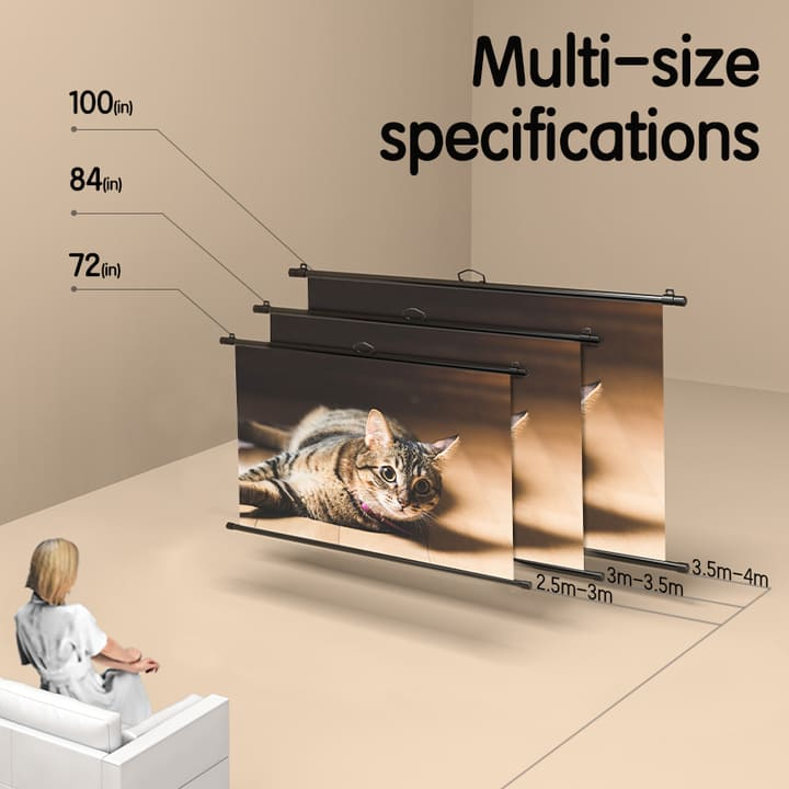 es903 100 inch bracket projector screen supplier