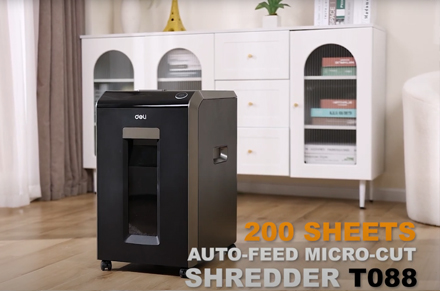 Deli Auot Feed Paper Shrdder ET088
