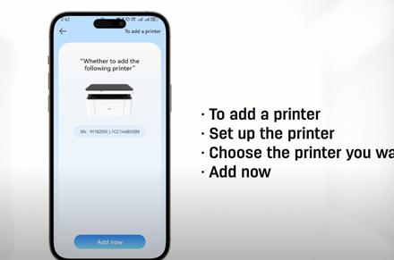 【Deli Print APP】Bluetooth networking
