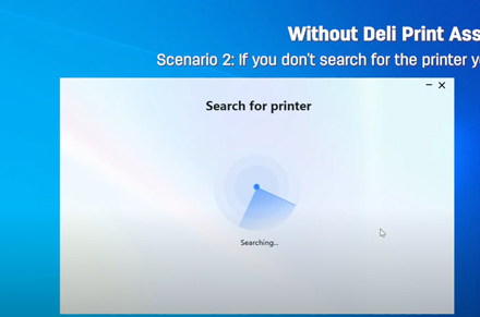 PC-based Installation of Internet printer