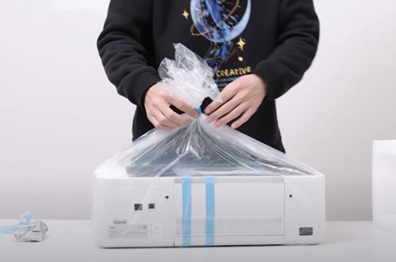 Unpacking video Deli Printer D311NW Inkjet Printer