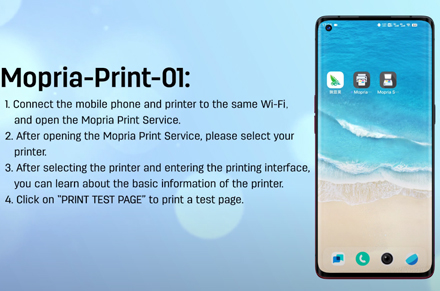 Deli Printer M3100 WiFi Model-Mobile-Mopria