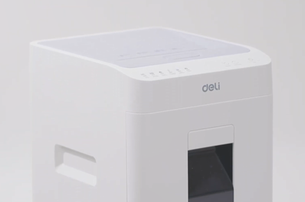 Deli ET081 Auto-Feed Micro-cut Paper Shredder